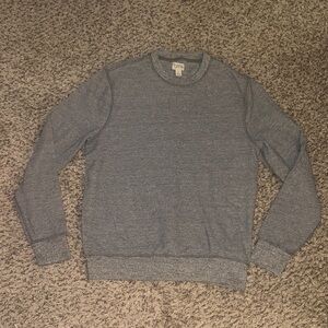 Knit for J. Crew Women’s Heathered Gray Crewneck Sweater size Large